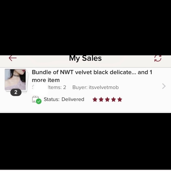 1 AVAIL! Best seller! NWT Black velvet 🖤 choker - Picture 4 of 7
